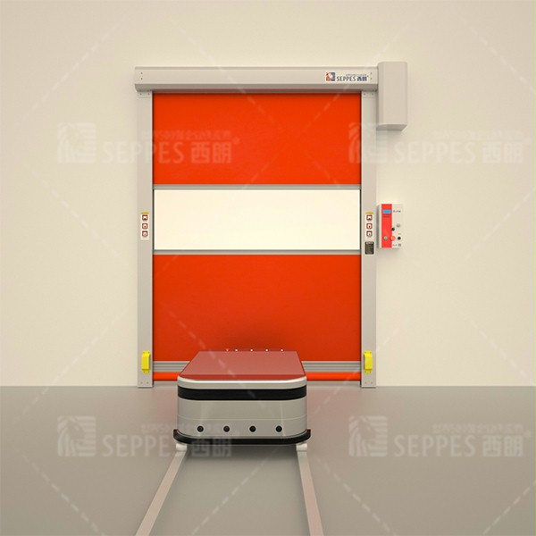 與AGV小車聯動的快速門