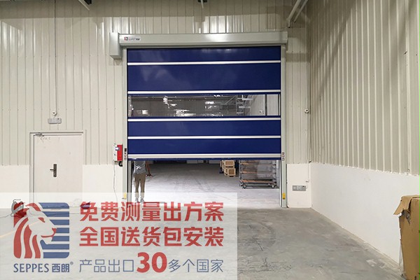 福田汽車車間遙控開門快速卷簾門