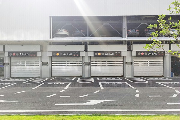 硬質快速卷簾門讓智能立體車庫高效工作