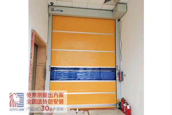 快速門搭配防火卷簾門滿足蘇州醫藥緩衝間要求