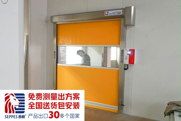 石家莊藥廠不鏽鋼快速卷簾門項目