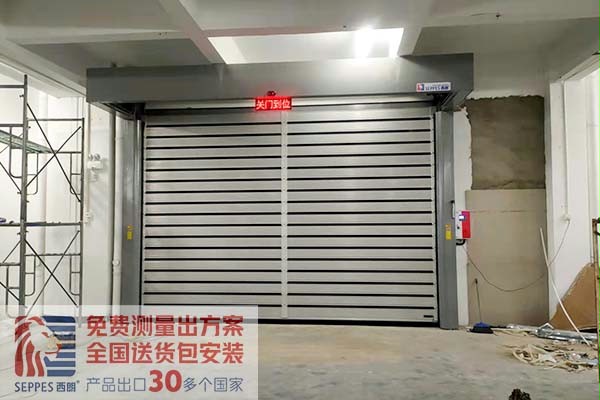 寧波電子公司車間硬質快速卷簾門
