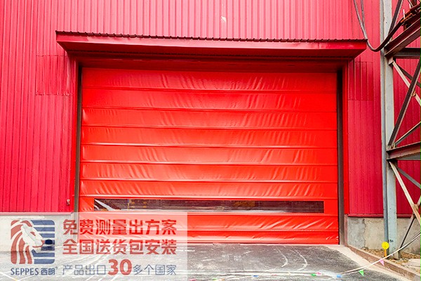 常州鋼結構廠房抗風堆積快速門