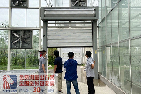 大棚溫室快速門的應用