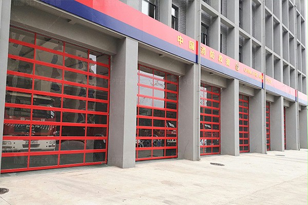 消防車庫透明提升門