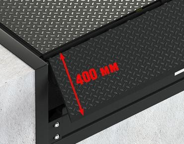 可選擇400mm長唇板